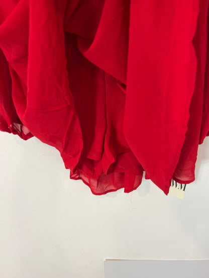 DAWN. Mono corto rojo fluido. T M