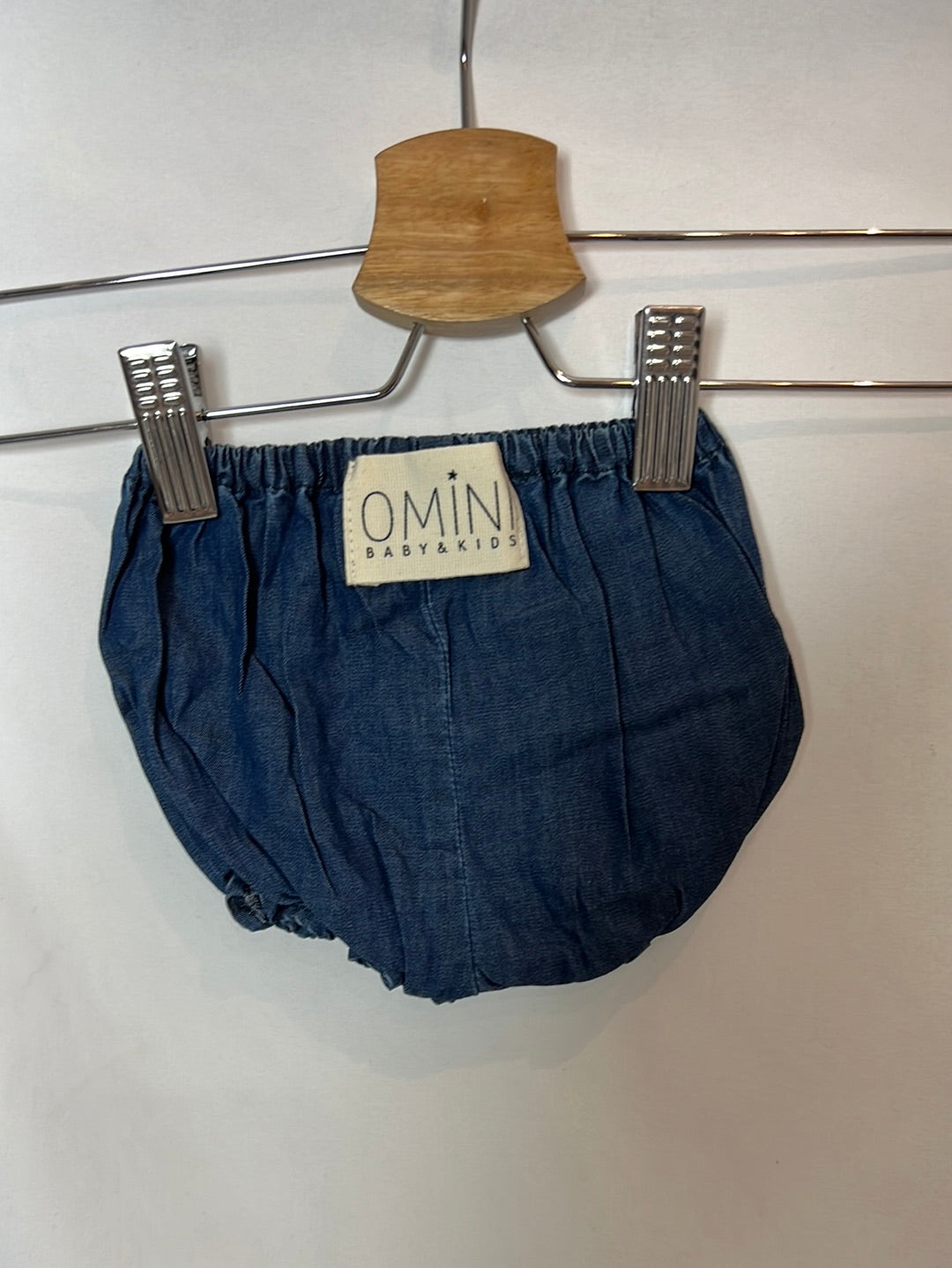 OMINI. Cubre pañal denim oscuro. T 3meses