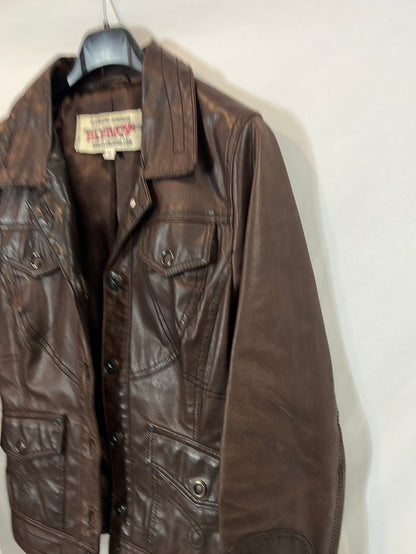 GLENOSHE. Vintage leather jacket TM