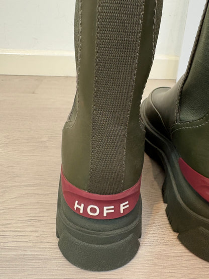 HOFF. Botas verdes textura T.39