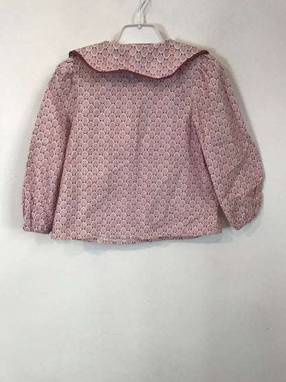 DOÑA CARMEN. Blue print dress. Size 5 years