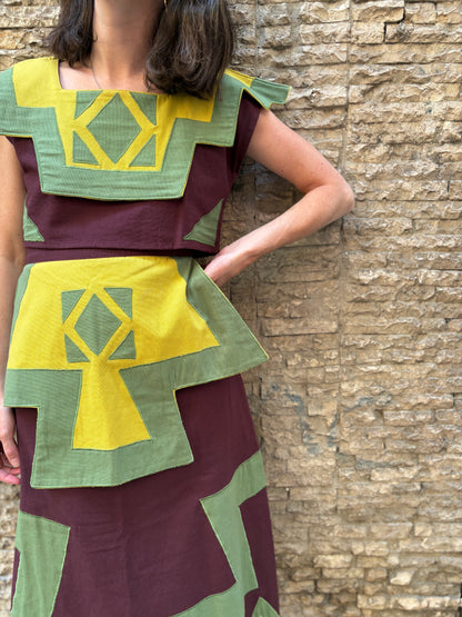 IQ COLLECTION. Total look top y falda T.s