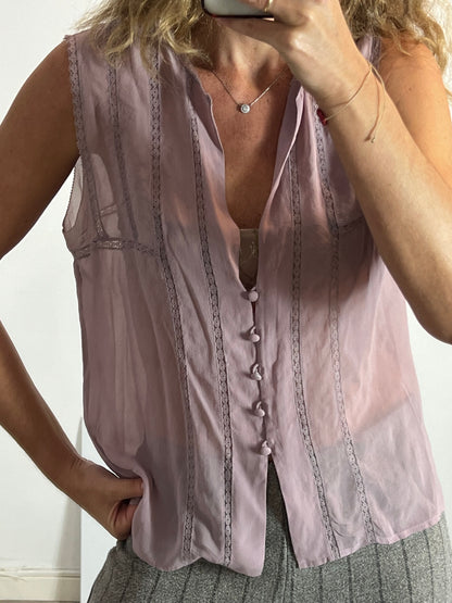 OTRAS. Top malva seda TU(m)