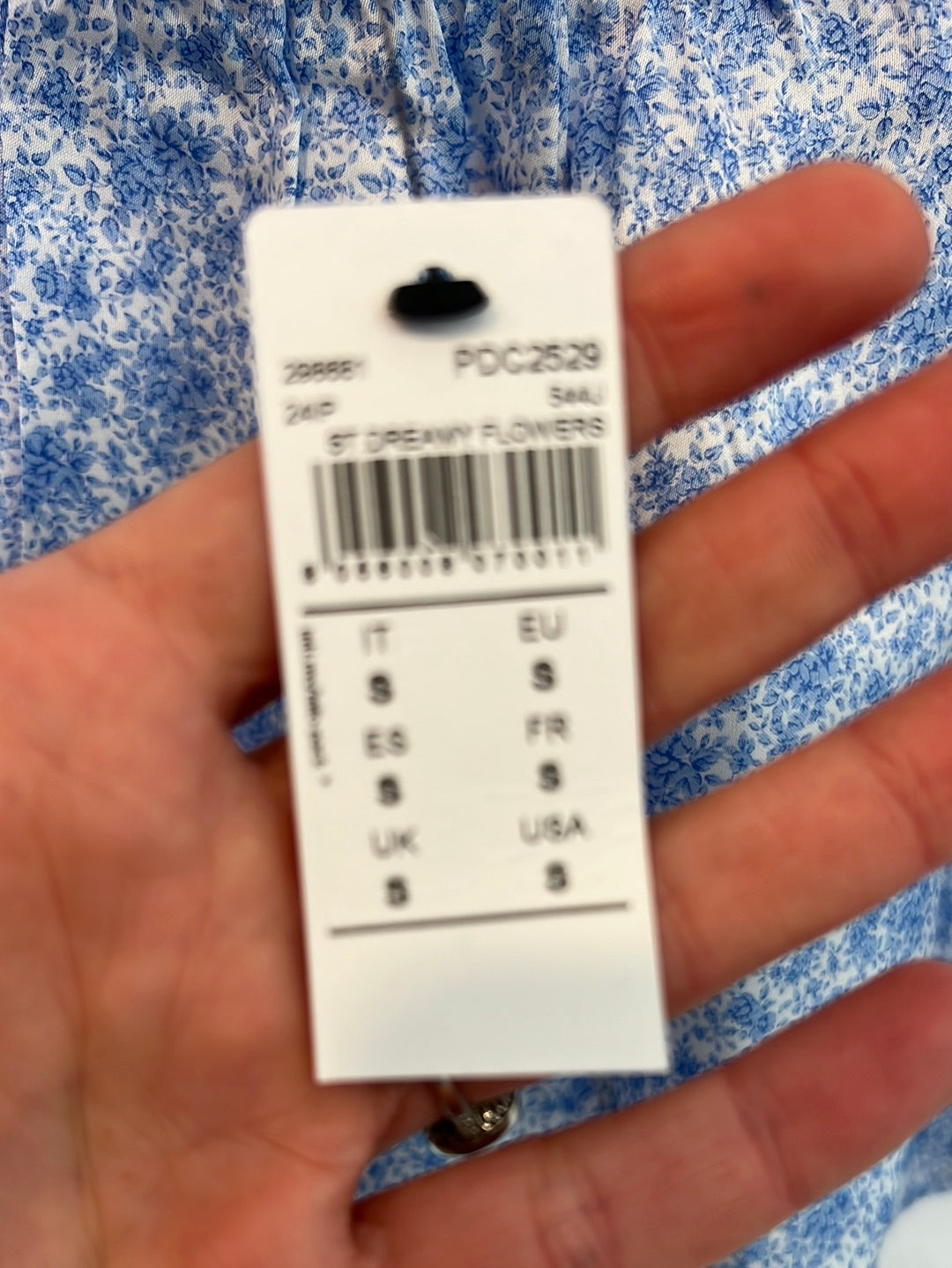 INTIMISSIMI. Pijama blanco flores T.s