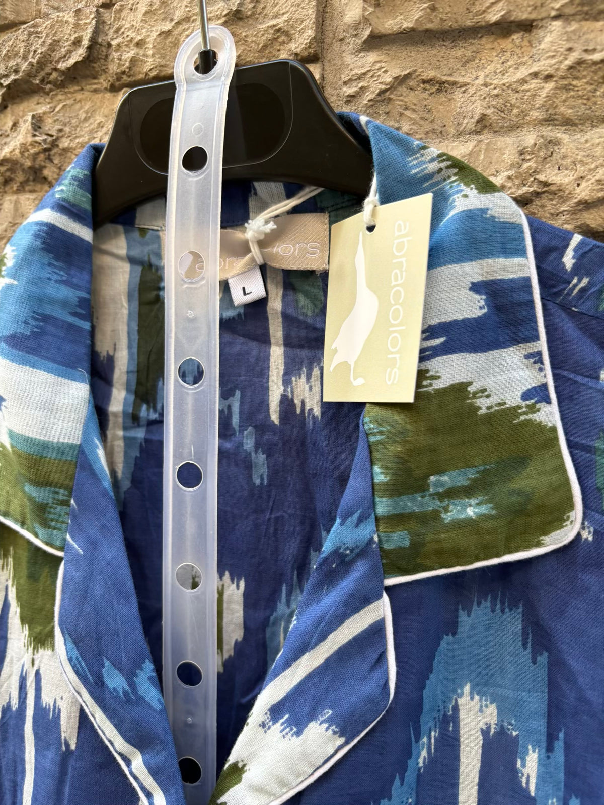 ABRACOLORS. Conjunto pijamero tie dye azul