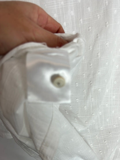 COSTER COPENHAGEN. Blusa plumeti bordados. T 34