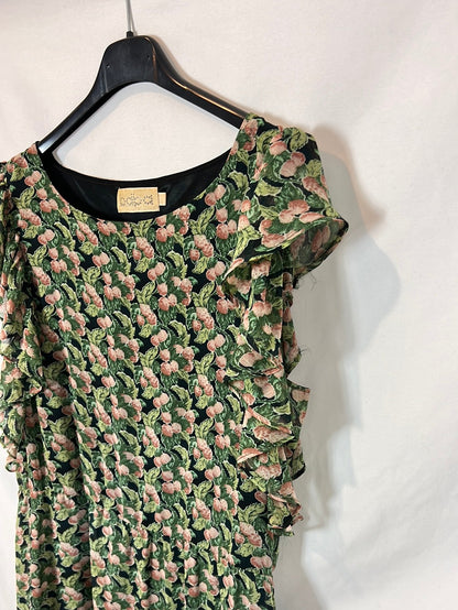 BDBA. Short floral print dress. TS