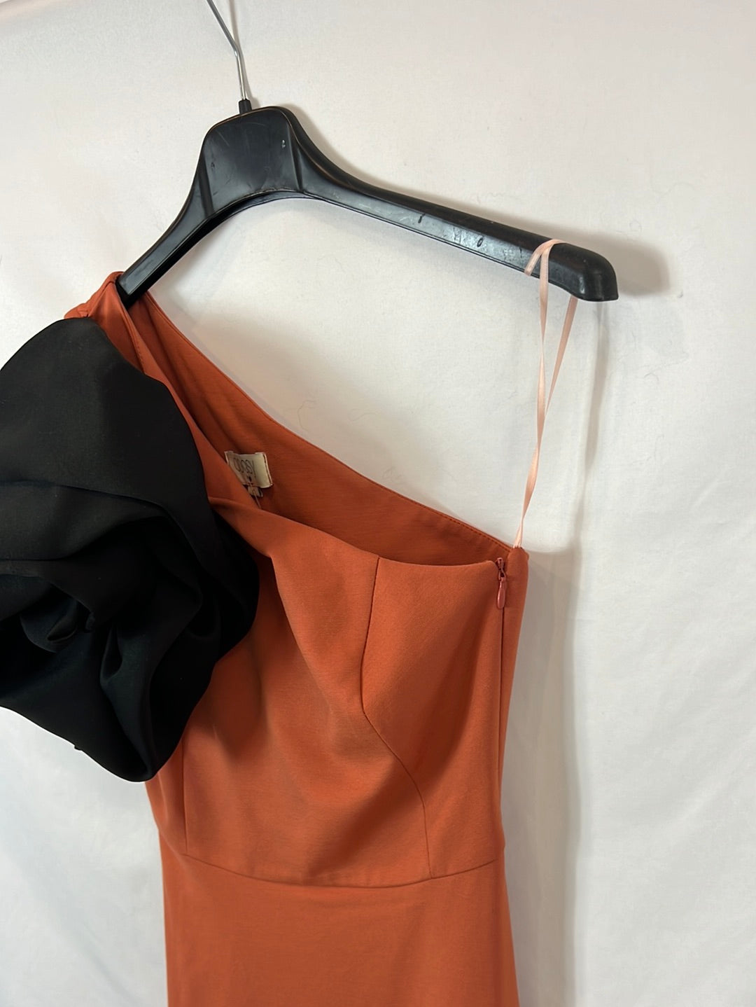 COOSY. Asymmetrical flower midi dress. T.S.