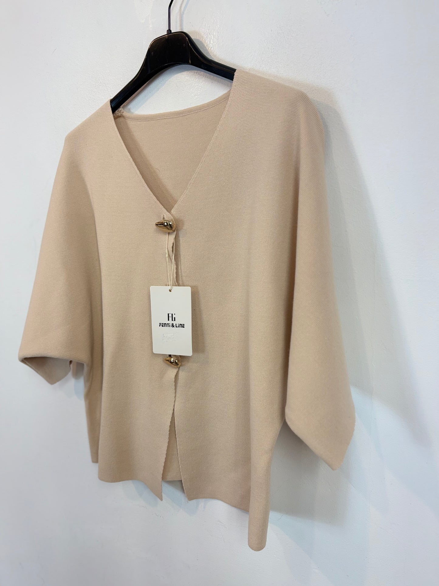 Chaqueta botones dorados