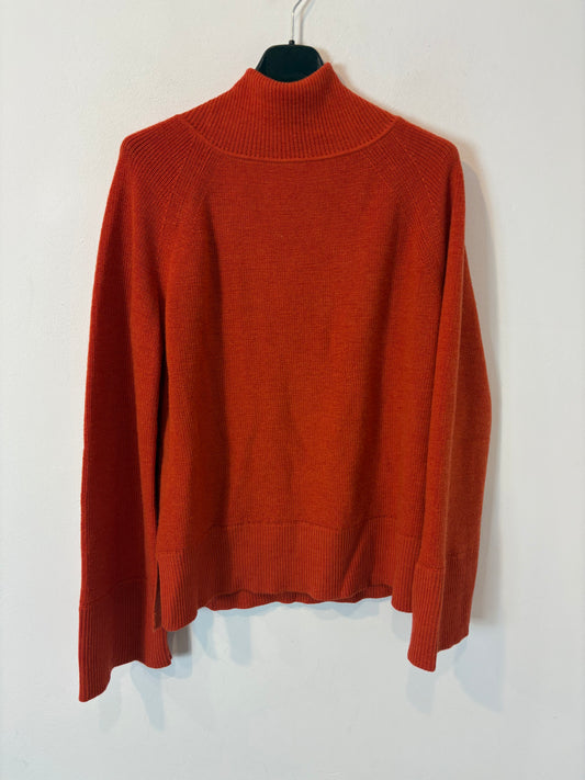 VEZAVENA. Jersey lana rojo espalda