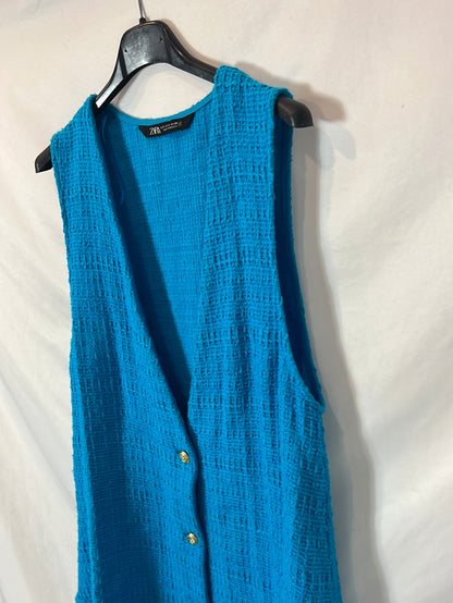 ZARA. Vestido corto tweed. T S