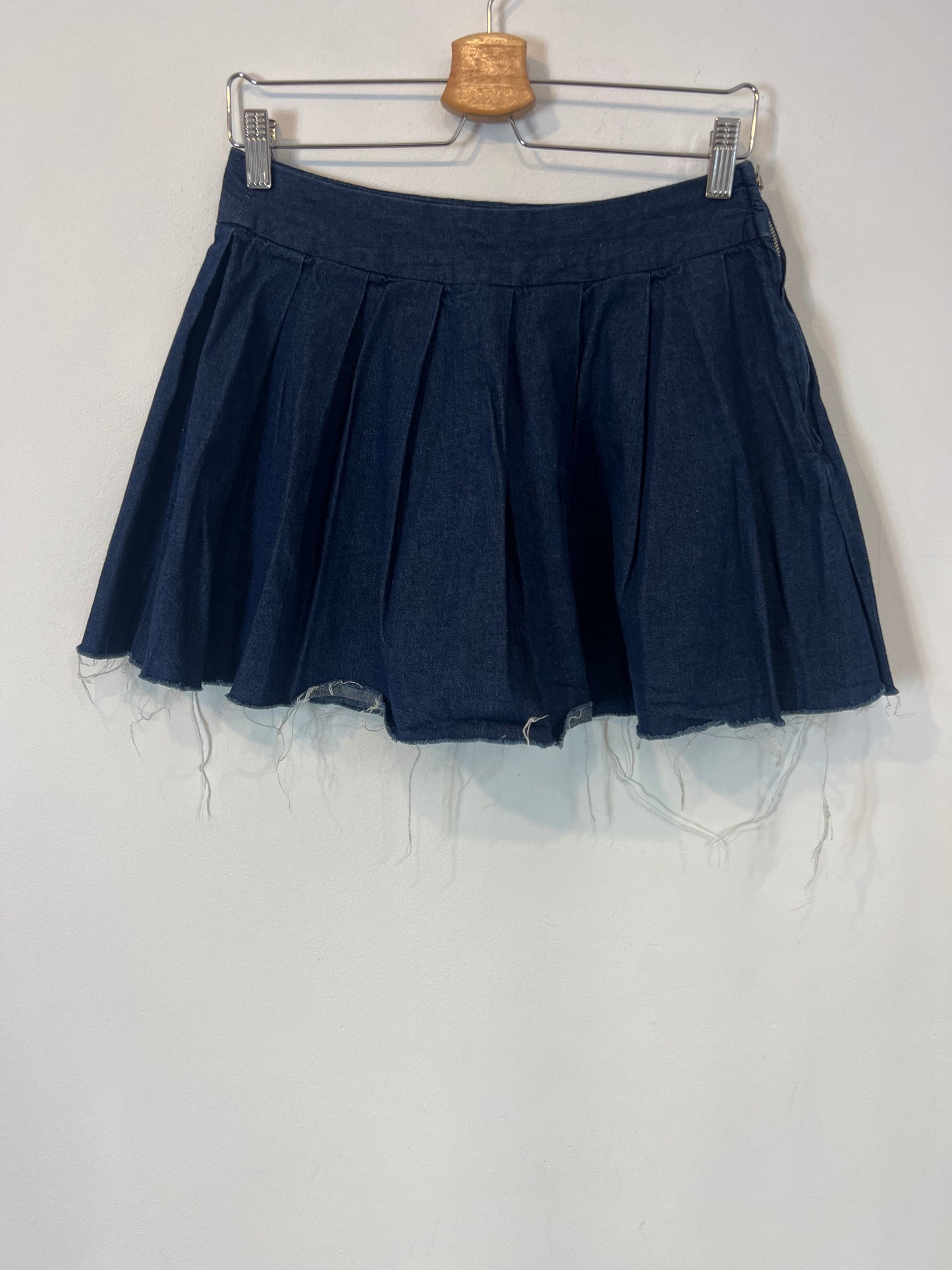 ZARA. Falda denim tablas T.m