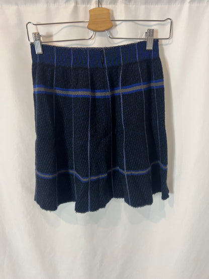 MAROLA. Short checked wool skirt. TS