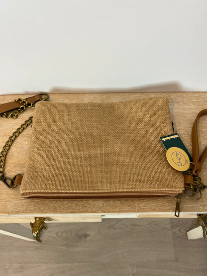 DULCINEA HEREDIA. Bolso doble textura flores