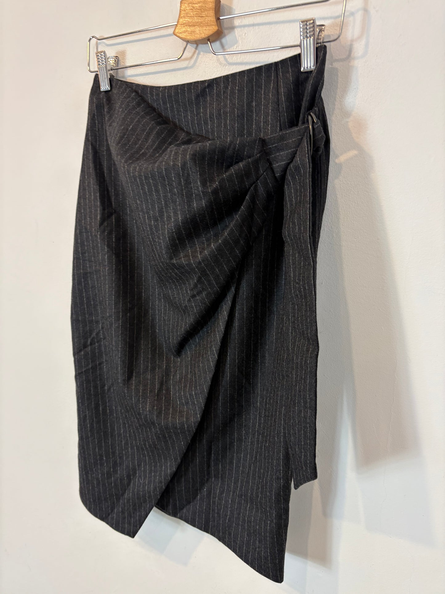 ISABEL MARANT. Falda marengo cruzada