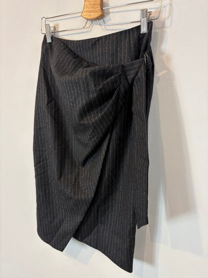 ISABEL MARANT. Falda marengo cruzada