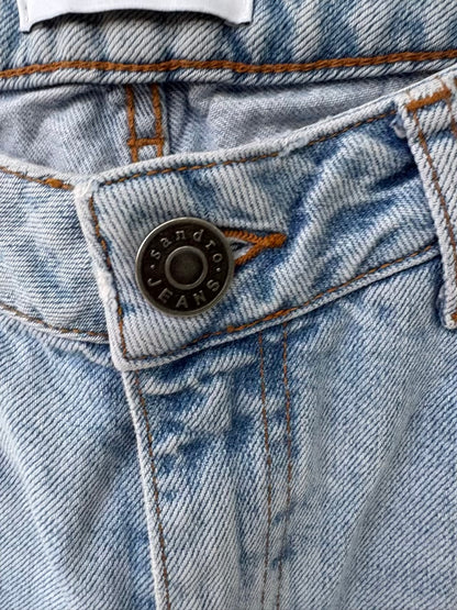 SANDRO. Denim slim fit lavado claro
