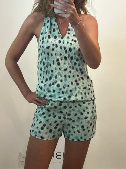 VANESSABRUNO. Printed silk jumpsuit size 34