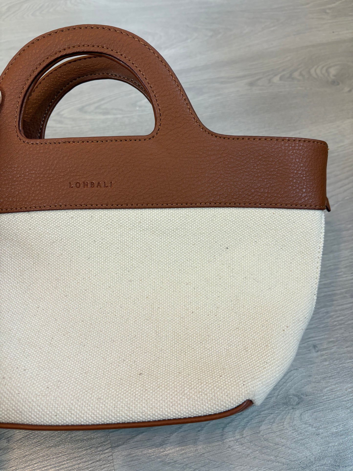 LONBALI. Bolso doble textura