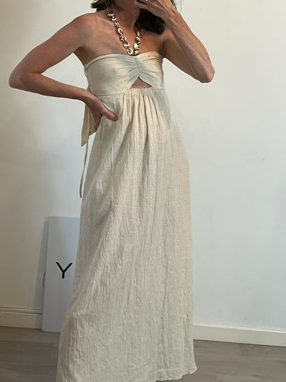 ZARA. Dress with neck detail. Size XS