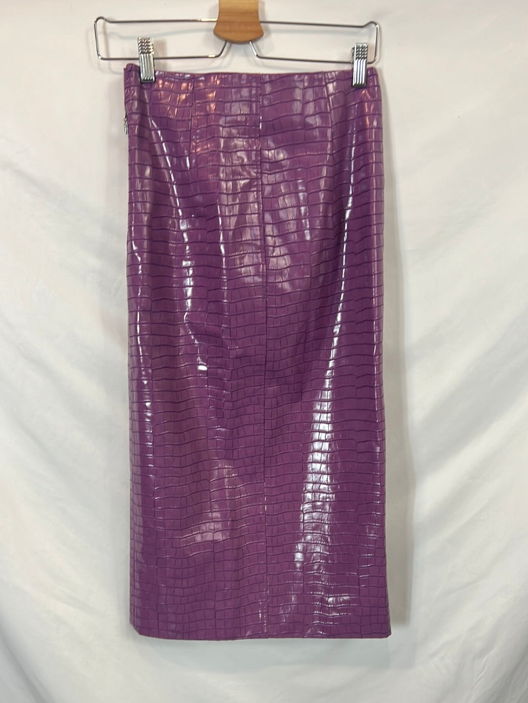 ROTATE. Purple midi skirt T.36