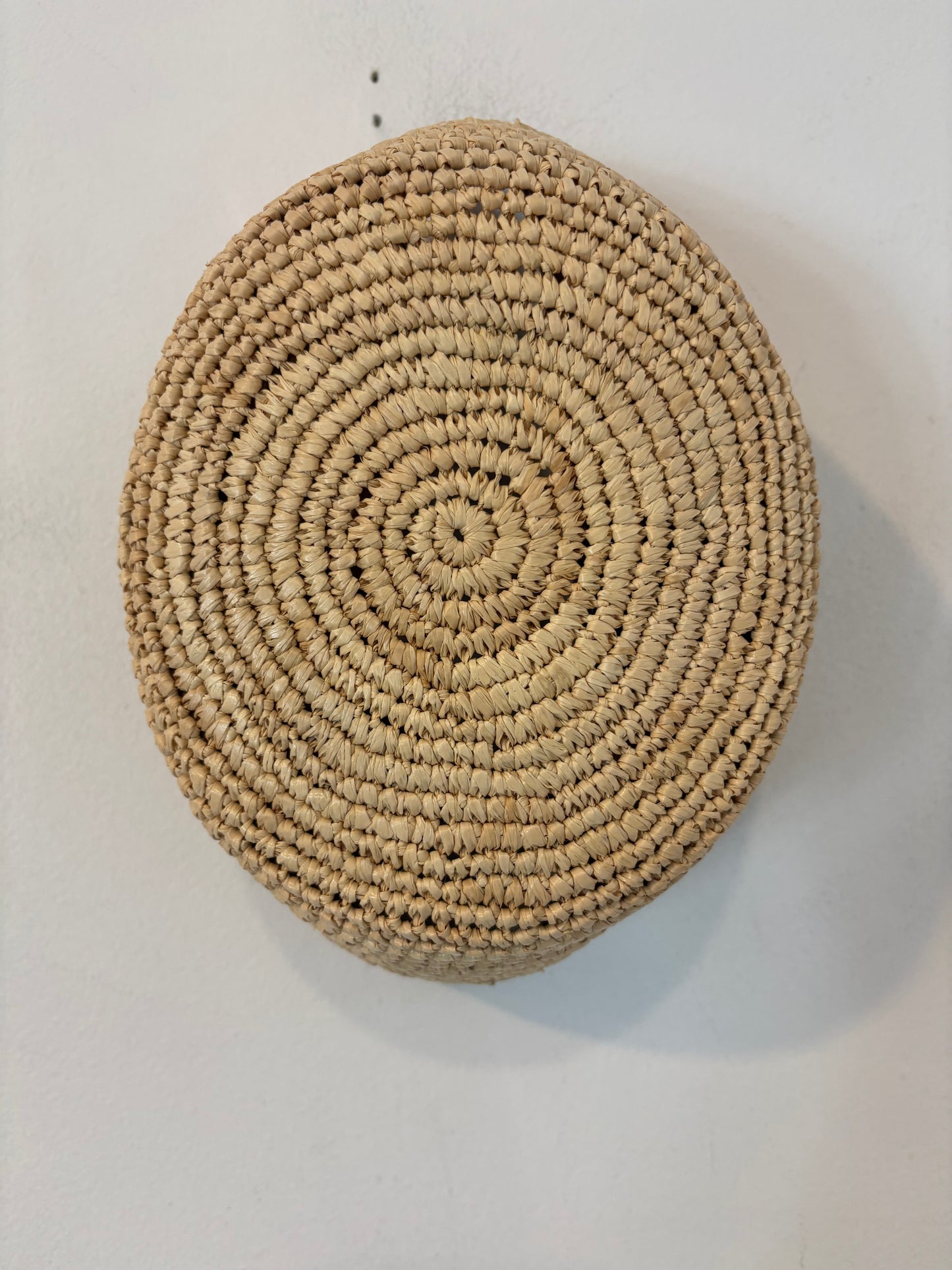 PARFOIS. Sombrero pillbox de rafia