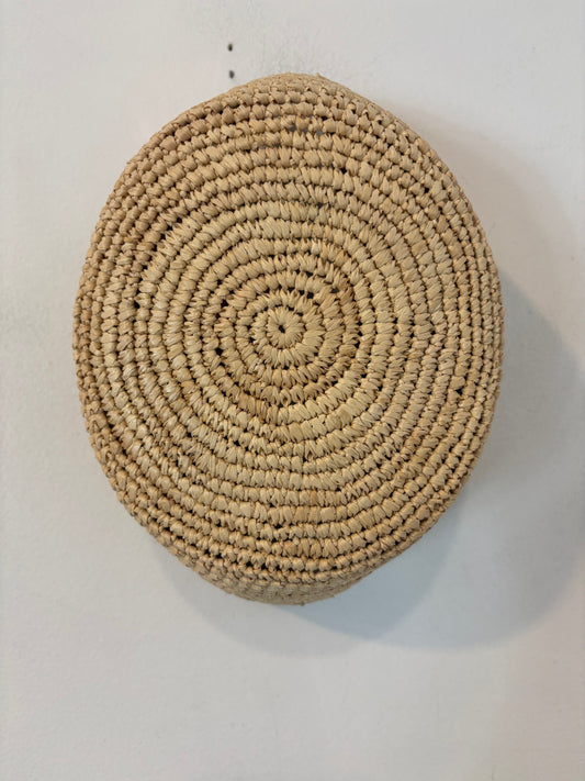PARFOIS. Sombrero pillbox de rafia