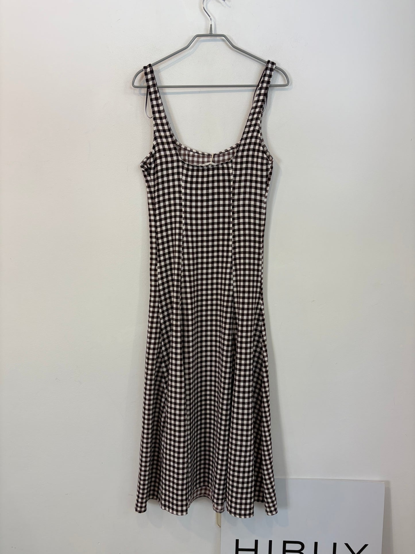 ZARA. Vestido fluido vichy