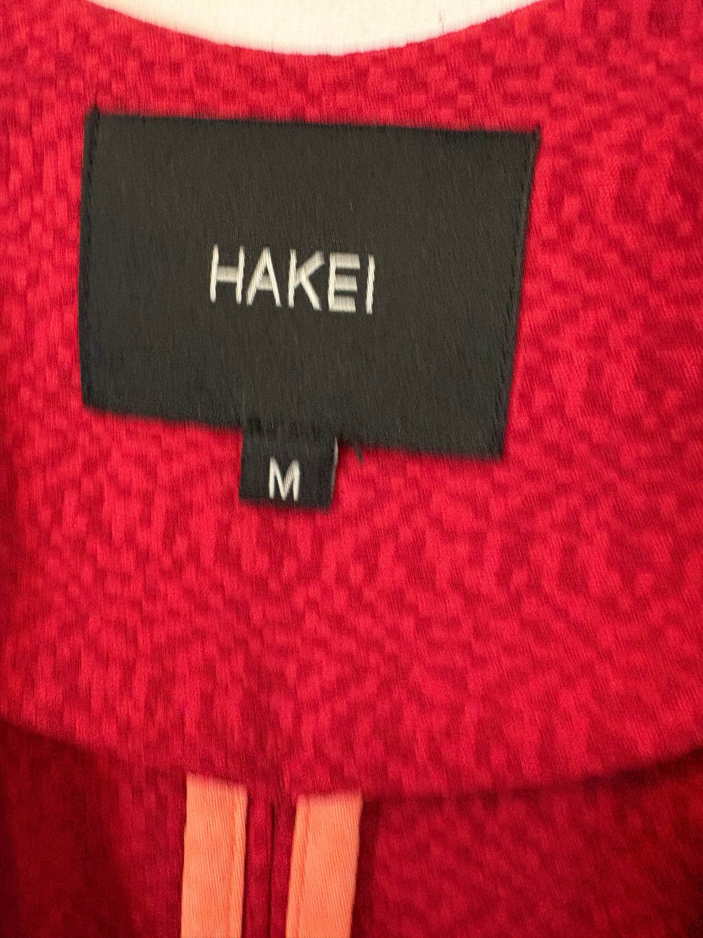 HAKEI. Chaqueta color vino textura. T M