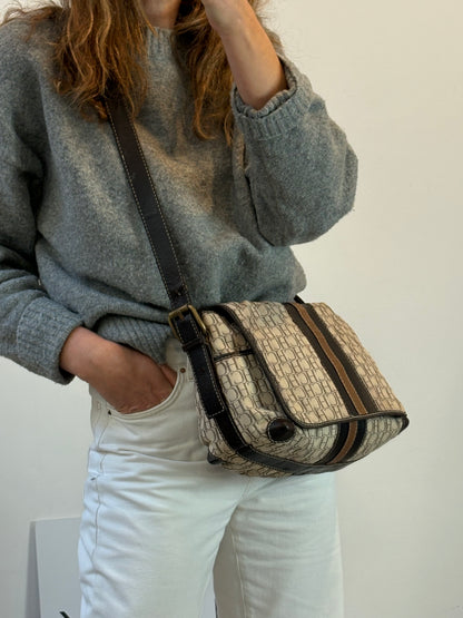 CAROLINA HERRERA. Bolso  asa larga con piel