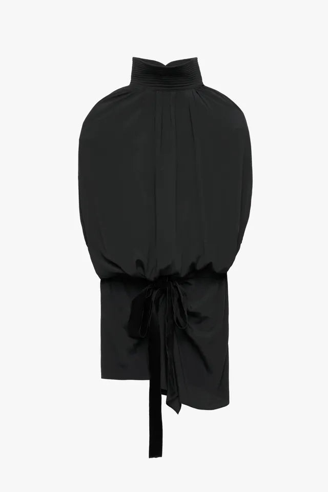 ZARA x STEFANO PILATI. Vestido negro detalles