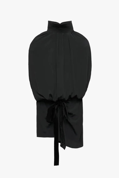 ZARA x STEFANO PILATI. Vestido negro detalles