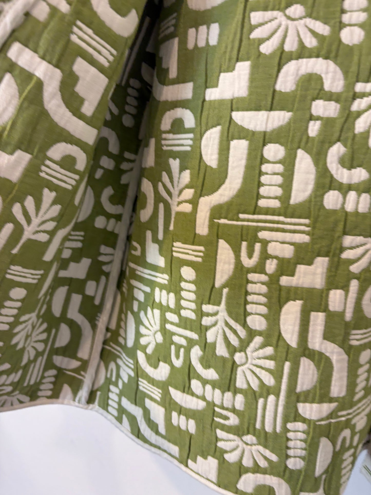 ZARA. Chaqueta bicolor textura