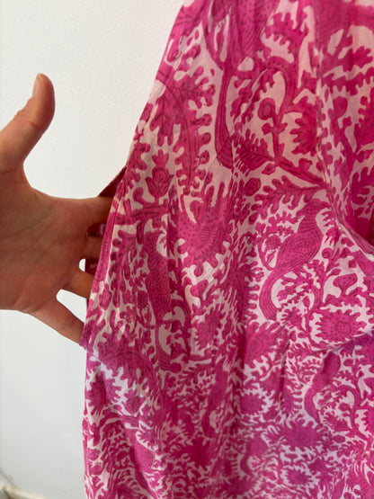 BABBAKI. Vestido largo estampado halter