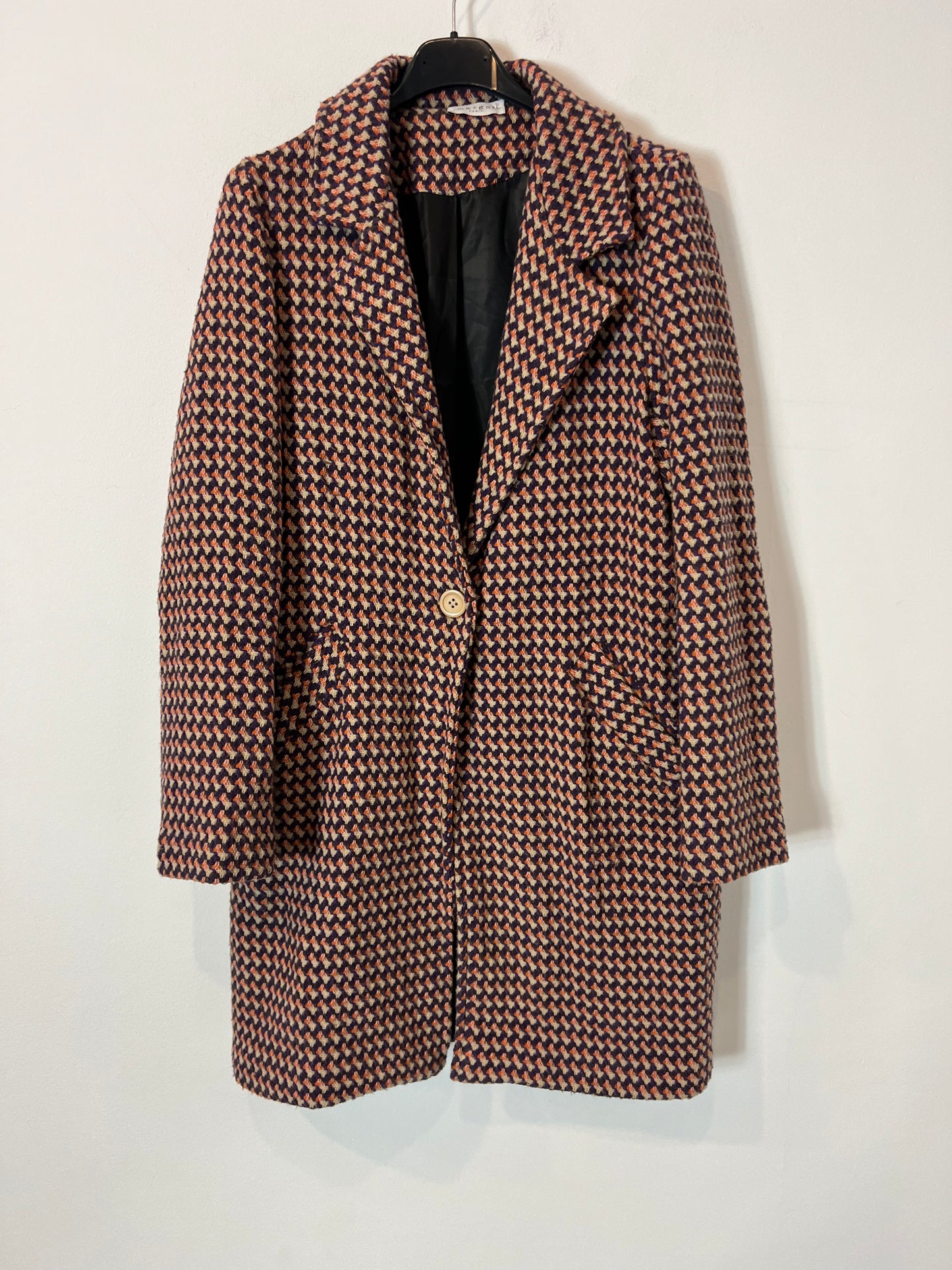 MARGOT PARIS. Abrigo textura colores. T S