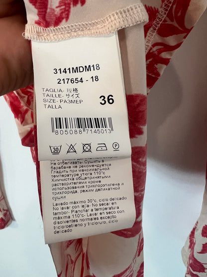 MSGM. Two-tone elastic top. T.S.