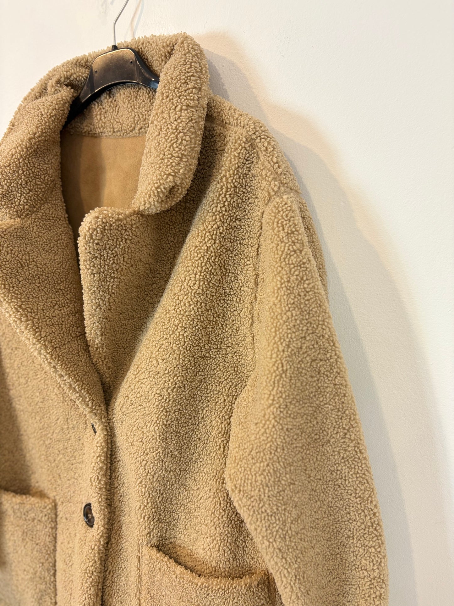 ZARA. Abrigo reversible beige. T 13-14 años (S)