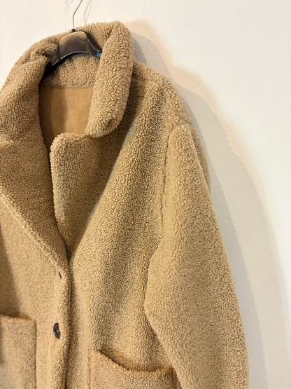 ZARA. Abrigo reversible beige. T 13-14 años (S)