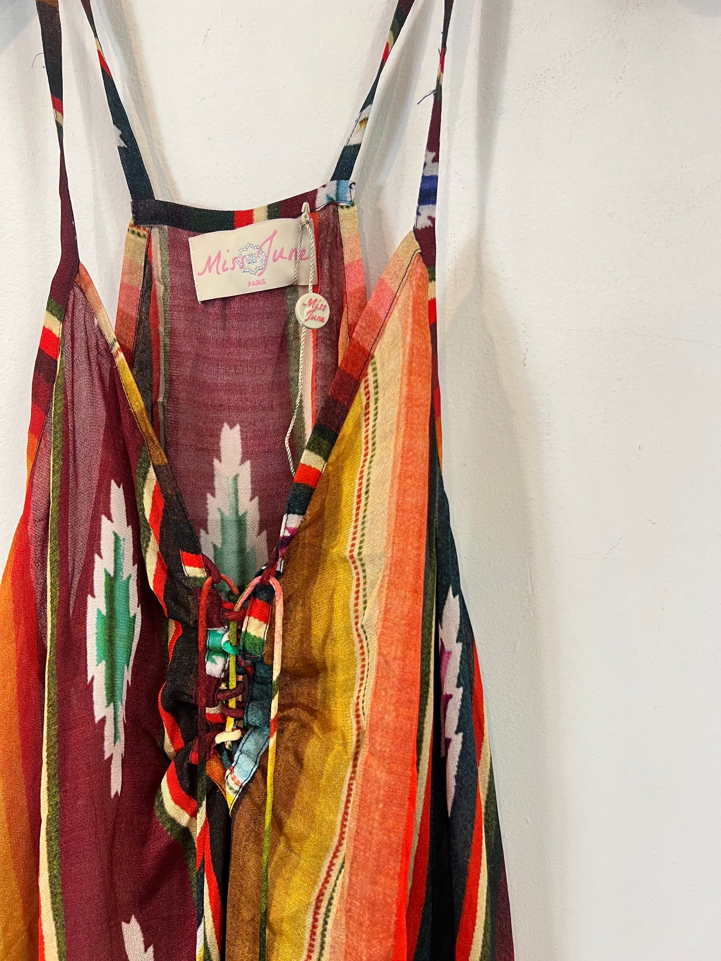 MISS JUNE. Top  étnico colores T.xs