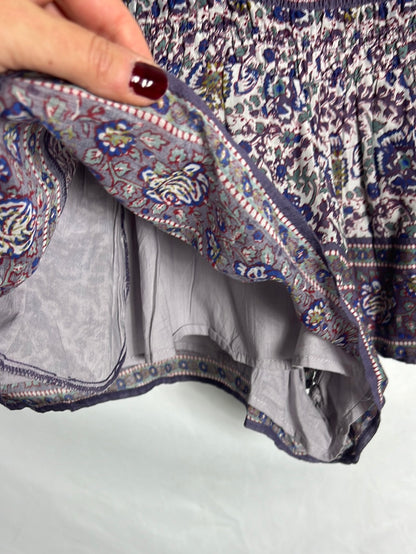 SEA NEW YORK . Pantalón corto efecto falda estampando . TS