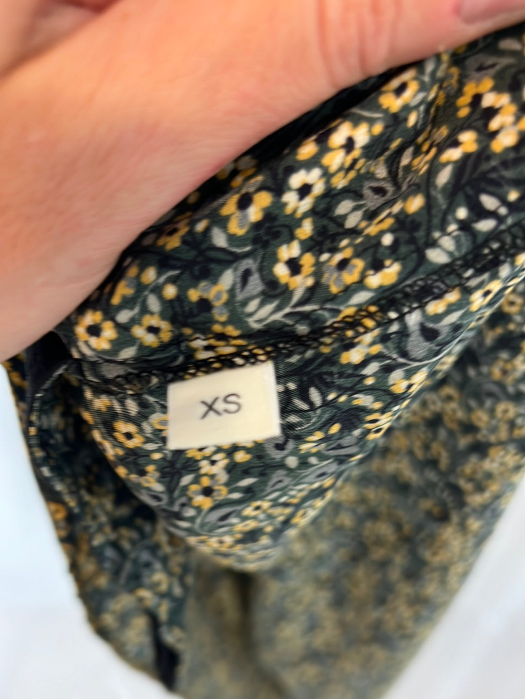 MASSCOB. Vestido midi flores. T XS