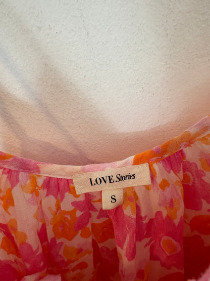 LOVE Stories. Vestido largo flores