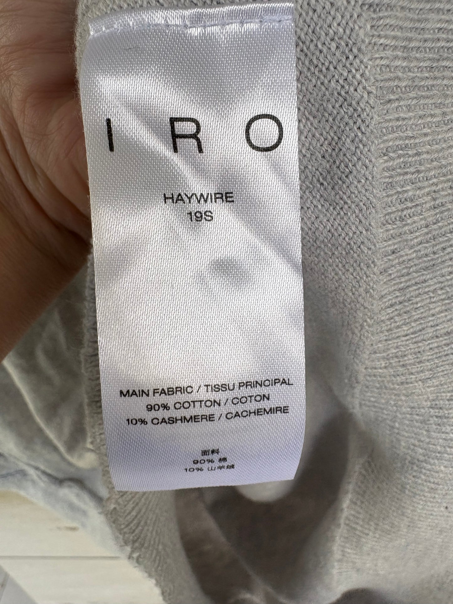 IRO. Jersey algodón y cashmere