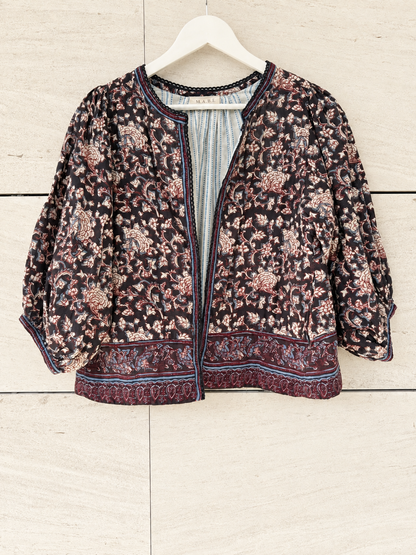 M.A.B.E. Chaqueta algodón estampada volumen