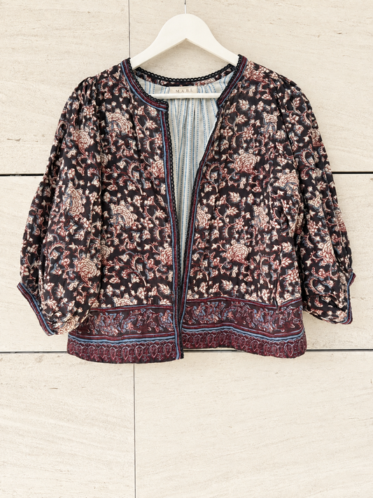 M.A.B.E. Chaqueta algodón estampada volumen
