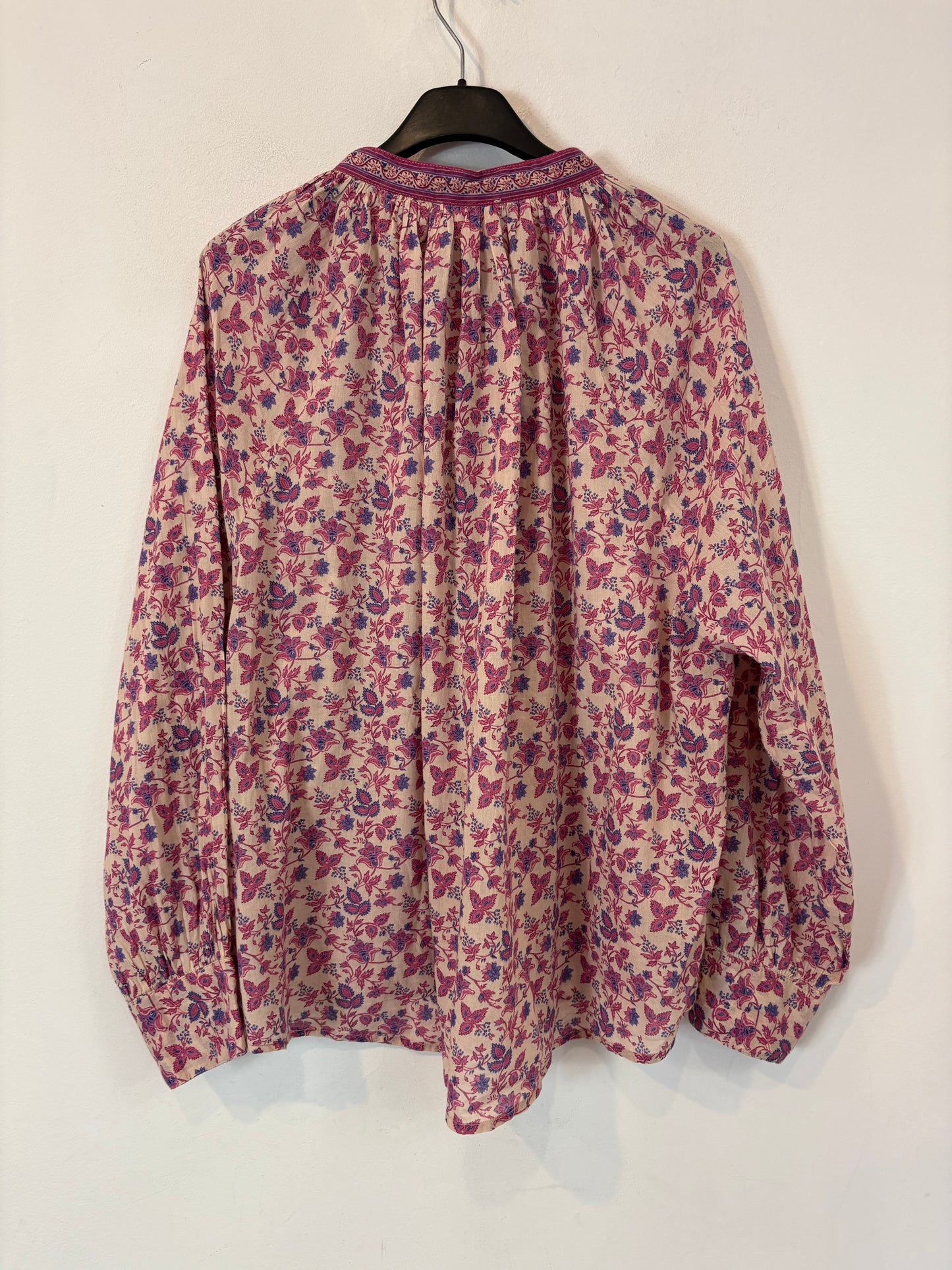 PETITE MENDIGOTE. Conjunto falda larga y blusa estampadas
