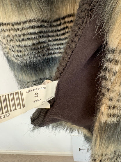 STRADIVARIUS. Chaleco pelo frontal. T S