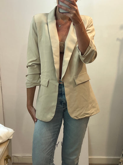 CARLOTA &amp;CO. Tl beige fluid blazer