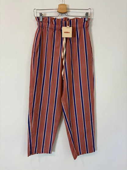 HIMBA. Total look top y pantalón rayas. T S