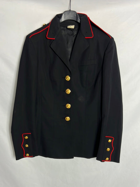 OTHER. Black blazer with gold buttons. T38 (Tara)